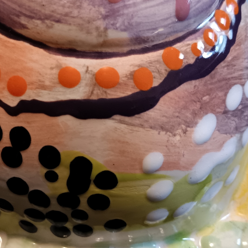 Ceramic Happy Frog Bank - Picture 9 of 11